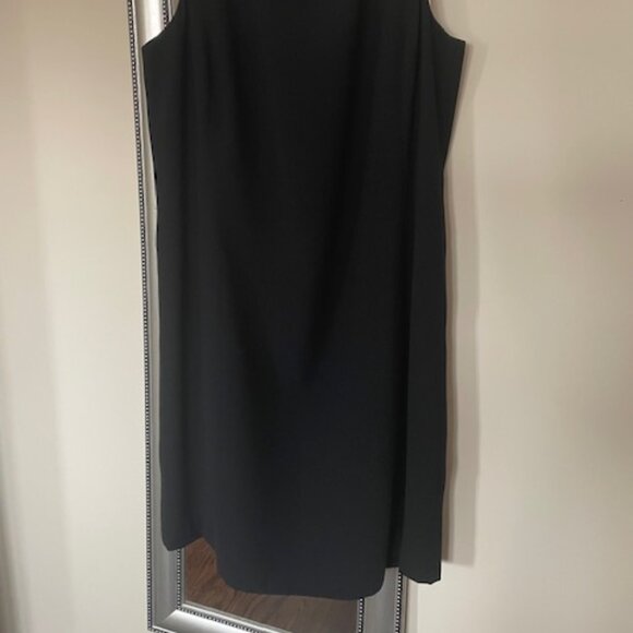 Nygard Collection  - VTG  - black – sheath dress  - fully lined -size 14P - Picture 2 of 9